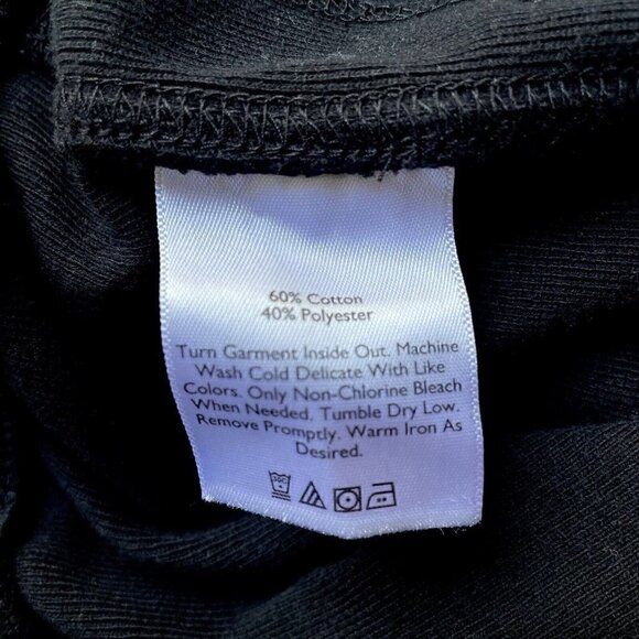 Eddie Bauer Snowflakes Nordic Black Long Sleeve Crew Neck Sweatshirt Women’s M - Picture 6 of 6